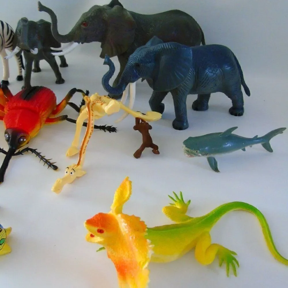 Plastic Farm Sea Life Safari Animals Various Sizes